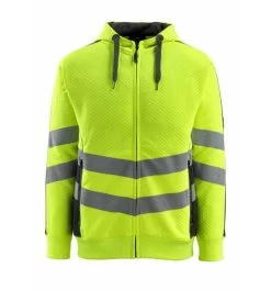 Mascot Warnschutz Kapuzensweatshirt CORBY SAFE SUPREME Mit Reißverschluss 50138