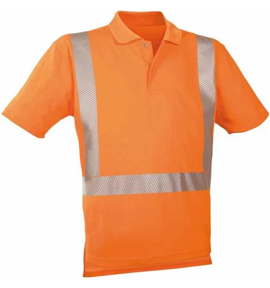 Watex Warnschutz Poloshirt Gelb Und Orange 4 Watex Warnschutz Poloshirt Gelb Und Orange – Bild 2
