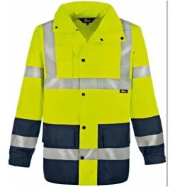 Vizwell Warnschutz Regenjacke Atmungsaktiv VW61