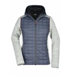 James & Nicholson Strickfleecejacke Im Stylischen Materialmix Damen JN771 -Professionelles Geschäft für Arbeitskleidung 738372 czm