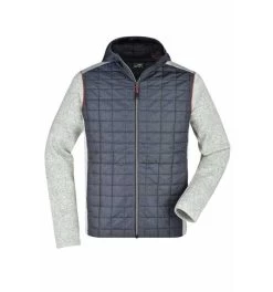 James & Nicholson Strickfleecejacke Im Stylischen Materialmix Herren JN772 -Professionelles Geschäft für Arbeitskleidung 738411 czm