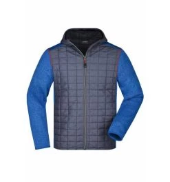 James & Nicholson Strickfleecejacke Im Stylischen Materialmix Herren JN772 -Professionelles Geschäft für Arbeitskleidung 738423 czm