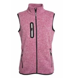 James & Nicholson Strickfleece Weste Mit Stehkragen Damen JN773 -Professionelles Geschäft für Arbeitskleidung 738456 czm