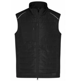 James & Nicholson Softshellweste Materialmix Herren JN1822