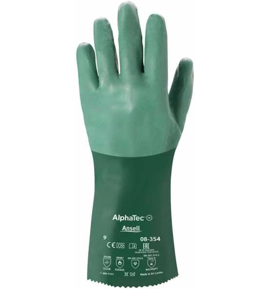 Ansell Chemikalienhandschuh AlphaTec 08-354 3 Ansell Chemikalienhandschuh AlphaTec 08-354