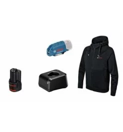 Bosch Beheizbare Sweatjacke / Heizjacke GHH 12+18V XA (Full Version) Incl. Akku