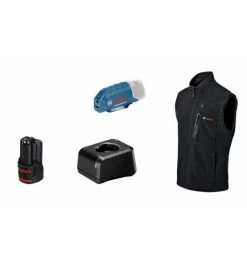 Bosch Beheizbare Weste / Heizweste GHV 12+18V XA (Full Version) Incl. Akku