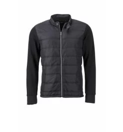 James & Nicholson JN1124 Men's Hybrid Sweat Jacket -Professionelles Geschäft für Arbeitskleidung james nicholson jn1124 men s hybrid sweat jacket 538656 czm