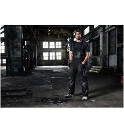 James & Nicholson Latzhose Mit Funktionellen Details JN833 -Professionelles Geschäft für Arbeitskleidung james nicholson latzhose mit funktionellen details jn833 810188 czm