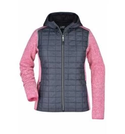 James & Nicholson Strickfleecejacke Im Stylischen Materialmix Damen JN771 -Professionelles Geschäft für Arbeitskleidung james nicholson strickfleecejacke im stylischen materialmix damen jn771 738379 czm