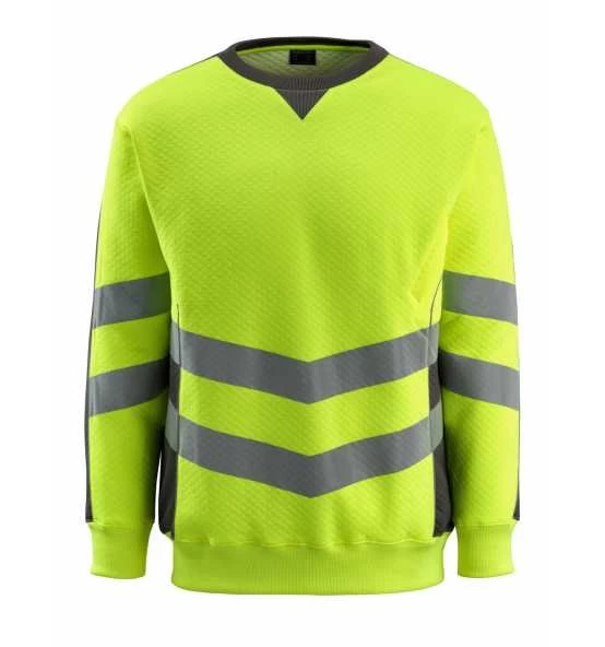 Mascot Warnschutz Sweatshirt WIGTON SAFE SUPREME Moderne Passform 50126 Gr. XL Warngelb/dunkelanthrazit 3 Mascot Warnschutz Sweatshirt WIGTON SAFE SUPREME Moderne Passform 50126 Gr. XL Warngelb/dunkelanthrazit