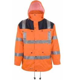 Prevent Warnschutz-Parka Heraustrennbares Steppfutter 3350