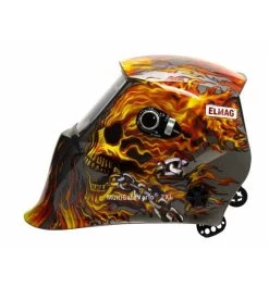 ELMAG Automatik-Kopfschweißschirm, Design 'FLAME', ELMAG MultiSafeVario, DIN 4/9-13, 2XL -Professionelles Geschäft für Arbeitskleidung schweisserhelm handschild 1481222 czm
