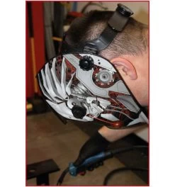 KS Tools Automatik-Schweißer-Schutzhelm, Steel Design -Professionelles Geschäft für Arbeitskleidung schweisserhelm handschild 688986 czm