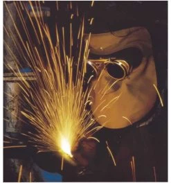 Schweißerledermaske Lang Für Gläser 50mm