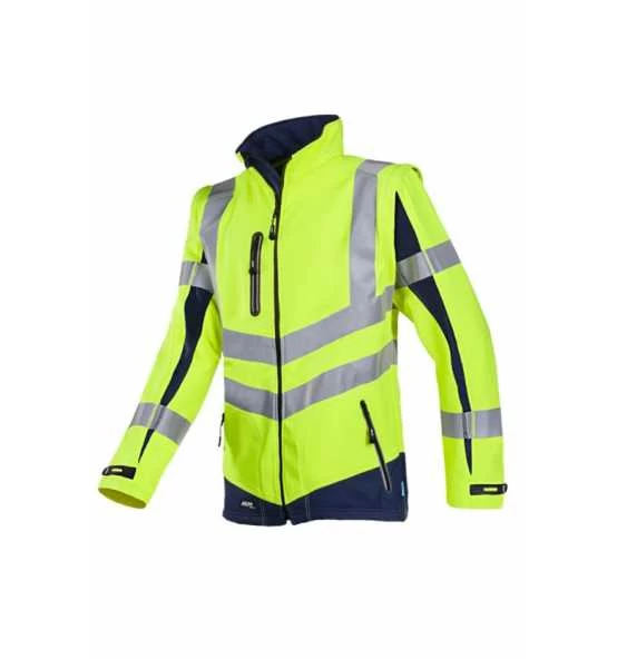 SIOEN Warnschutz Softshelljacke Malden Mit Abnehmbaren Ärmeln 6 SIOEN Warnschutz Softshelljacke Malden Mit Abnehmbaren Ärmeln – Bild 4