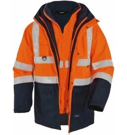 Vizwell Warnschutz Parka 5 In 1, VWJK44 -Professionelles Geschäft für Arbeitskleidung vizwell warnschutz parka 5 in 1 vwjk44 589262 czm